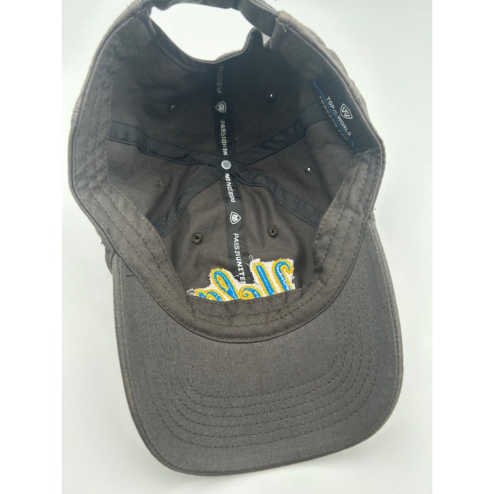 Top of the World UCLA Bruins Hat Mens Charcoal Gray Adjustable Embroidered Cap - Picture 4 of 5